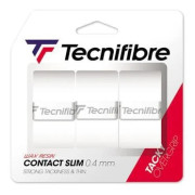 Tennisklack - TECNIFIBRE - Contact Slim - Vit - One size - Optimal grepp