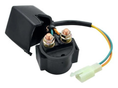 12V Relä Motorcykel Startrelä för Fyrhjuling GY6 50cc 70cc 90cc 110cc 125cc 150cc 200cc 250cc ATV Dirt Bike Scooter Go Kart 4-takts Fyr-takts Noir 0.05
