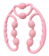 360° Anti-Cellulit Massage Roller för Lårmuskler, 8-Hjulig Manuell Roller för Trötthetslindring, Rosa（FMY）