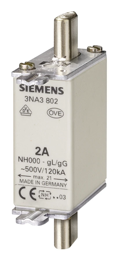 Siemens 3NA3812 NH säkring Säkringsstorlek = 000 32 A 500 V/AC, 250 V/AC