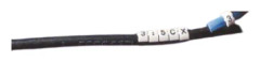 TE Connectivity 036952-000 kabelmarkör Svart, Vit 300 styck