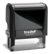 Stempel Trodat Printy 4912 blå/rød tekst 'Betalt'