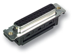 EFB Elektronik 29017.1, Dsub 25-pin, Svart, Grå, Metall, Plast, 1 styck