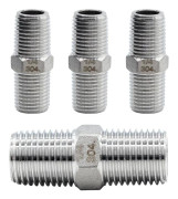 4 st 1/4\" x NPT hane sexkantig nippel 4 st 4\"