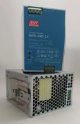 Ernitec - Nätaggregat (kan monteras på DIN-skena) - 24V - AC 100-240 V - 480 Watt - PFC - blå, grå