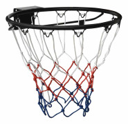 vidaXL Basketring svart 45 cm stål
