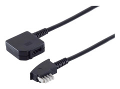 S/CONN maximum connectivity 70216-6/6 telefonkablar 6 m Svart