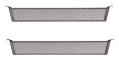 AVDELARE FÖR MESHBACK GRUND MATTE GREY 10X531X80MM | Beijerbygg Byggmaterial