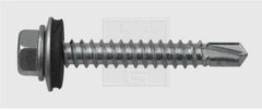 SWG 21163003810 borrskruv 6,3 mm 38 mm utvändig sexkant DIN 7504-K stål förzinkad (100 st.)