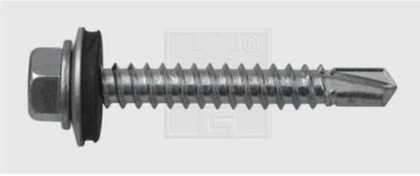 SWG 21163003210 borrskruv 6,3 mm 32 mm utvändig sexkant DIN 7504-K stål förzinkad 100 st