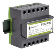 Enfastransformator - PSS 63N - 230/24V - 63 VA - IP30 för DIN-skena TH-35