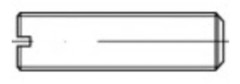 TOOLCRAFT 108215 stift-/pinolskruv M5 35 mm stål 100 st