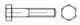 TOOLCRAFT TO-9976422 insexskruv M22 210 mm utvändig sexkant DIN 931 stål 10 st