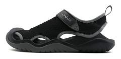 Crocs Swiftwater Sandaler 'Svart Mörkgrå' 205289-001 39-40