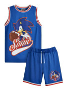 Sonic The Hedgehog Basketbollströja och Shorts Set för Pojkar 4-5 År Blue 4-5 Years