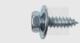 SWG 129481925 plåtskruvar 4,8 mm x 19 mm utvändig sexkant DIN 7976 stål zink 100 st