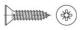 TOOLCRAFT TO-5433054 försänkt spårskruv 19 mm krysspår Philips stål förzinkad 500 st