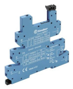 Finder 93.64.0.024 relä sockel med hållbygel och LED, med EMC-utrustning