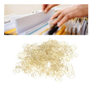 Decorative Paper Clips Camera Shaped Unique Design Metal Gold Non-slip Lightweight Office Home School Supplies Multifunctional Paper Clips for Documents