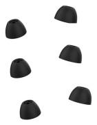 Öronkuddar för Samsung Galaxy Buds 2 in-ear hörlurar 3,8 mm 3 par Black