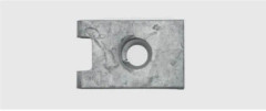SWG 500 119 56 25 plåtmutter 2,9 mm fjäderstål förzinkad 50 st