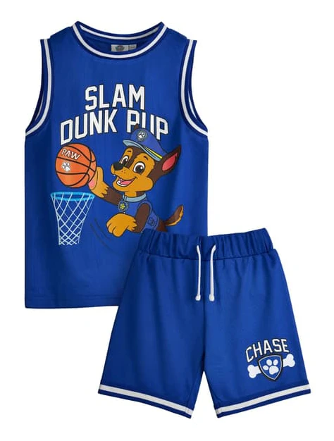 Paw Patrol Boys Chase Basketboll Top & Shorts Set 2-3 År Blå Blue 2-3 Years
