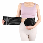 Adjustable Hernia Belt with Pressure Pad - Black Waist Support L[TT]