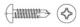 TOOLCRAFT borskruv 6,3 mm 70 mm korsspår Philips stål förzinkad 250 st