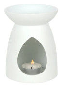 Något Annorlunda Keramisk Buddhahuvud Oljebrännare 12,5 cm x 9,5 cm White 12.5cm x 9.5cm x 9.5cm