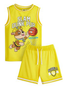 Paw Patrol Boys Rubble Basketboll Top & Shorts Set 6-7 År Ye Yellow 6-7 Years