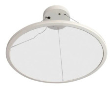Synergy 21 LED-ljusskiva R600 varmvit rund transparent