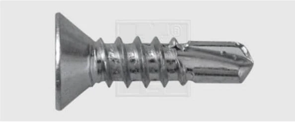 SWG borrskruv Philips DIN 7504-P 4,2 mm 25 mm stål förzinkat (100 st.)