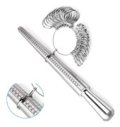 Ring Size Gauge with Ring Mandrel and Sizing Tool - FY-