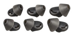 HP Poly - Hörsnäcka för Bluetooth-headset - medium - svart (paket om 2) - för Poly Voyager 6200
