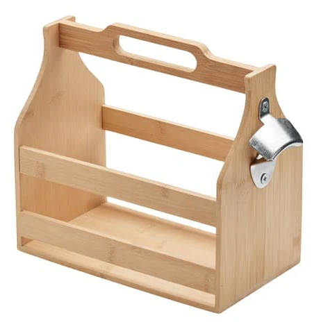 MidOcean Bambu 6 Flaskor Cabas Ölhållare