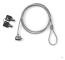 Lås för Bärbar Dator - NEDIS - ALPEXE-367 - 1.8 m - Silver - Robust Antivol