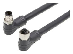 Molex 1205010261 sensor-/aktuatorkontakt, anslutning vinklad, vinklad, 10 m, poltal (RJ): 4, 1 st