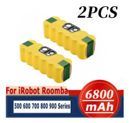 Reservbatteri för robotdammsugare - 14,4 V Li-ion - 6800 mAh - 2-pack - Passar 500-900-serien - Endast batterier
