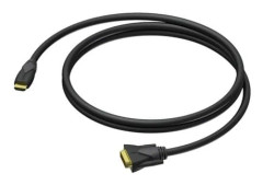 PROCAB CLV160/1.5, DVI D, HDMI A, 1,5 m, Svart, Grå