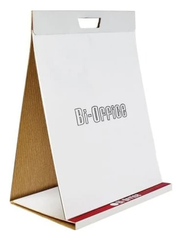 Bi-Office flipchartblock, självhäftande, 50 x 58,5 cm, slät GFL148303
