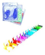 PatchSee PatchClip - Färgkoder för kontakter - skogsgrön (paket om 50)