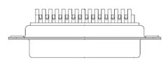 Molex 1731100111 D-SUB-anslutning, 1 st