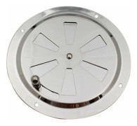 Runt ventilationsgaller, justerbar ventilationsöppning Rostfritt stål Ventilationsventil Luftintag och utblås