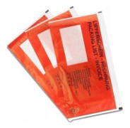 Emerson kurirkuvert DL transparent röd (1000)