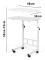 Datorbord - NETTLIFE - Justerbart mobilt bord - Höjd 55-75 cm - Skiva 48×30 cm - Metallhjul