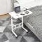 Datorbord - NETTLIFE - Justerbart mobilt bord - Höjd 55-75 cm - Skiva 48×30 cm - Metallhjul