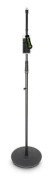 Gravity MS 23, Stativ för radiomikrofoner, Rund fot, Svart, Stål, 100 cm, 160 cm
