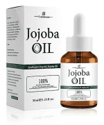 Jojobaolja Ekologisk Kallpressad - 100% Ren, Rå, Jungfrulig, Ospädd, Oraffinerad - Idealisk för Hår, Ansikte & Hud, Jojobaolja för Hårväxt Massageolja
