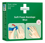 Cederroth Soft Foam-binda blå 3x450 cm
