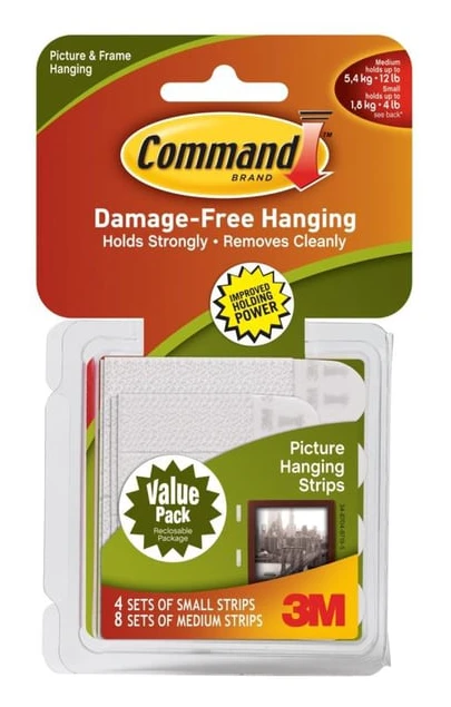 Command Tavelupphängningsremsor Värdepaket